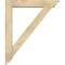 Ekena Millwork Traditional Traditional Rough Sawn Bracket w/ Offset Brace, Douglas Fir, 6"W x 32"D x 38"H BKT0604X32X38TRA01RDF - alternate 3
